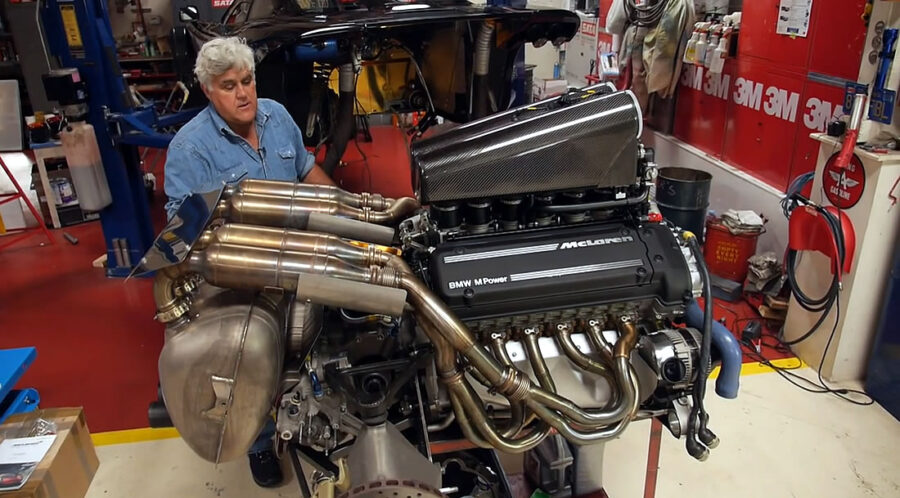 McLaren F1 engine extraction with Jay Leno 13