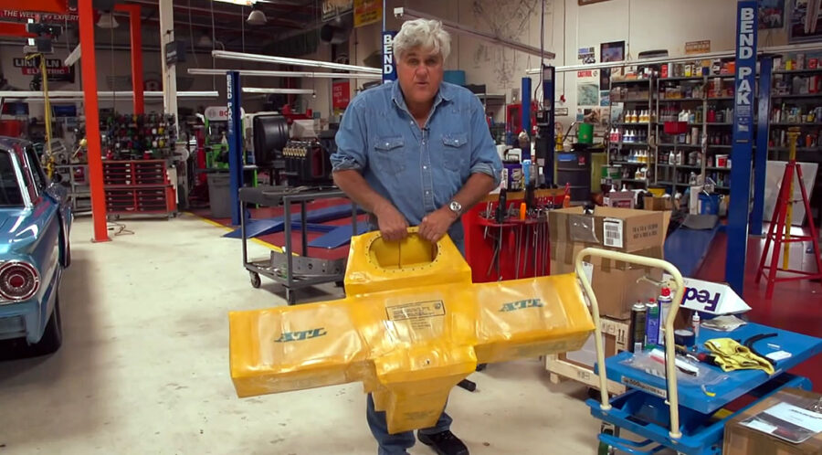 McLaren F1 engine extraction with Jay Leno 11
