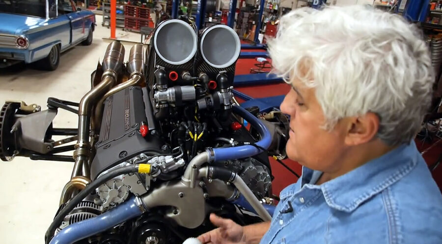 McLaren F1 engine extraction with Jay Leno 07